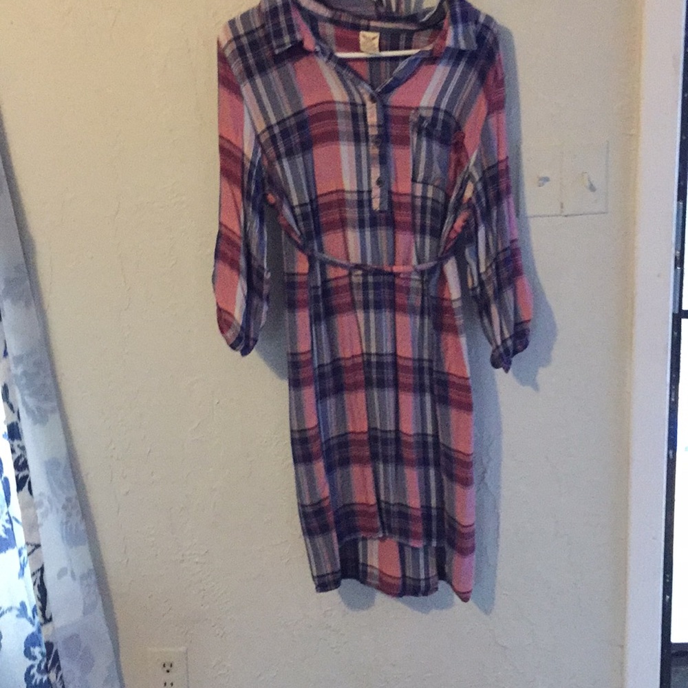 Cute flannel dress
